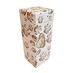 Keepsake Scatter Tube Staggered Paw Prints